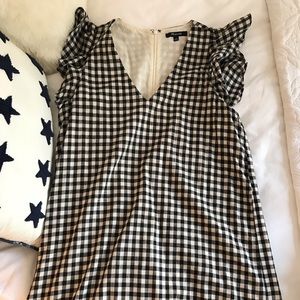 Madewell sz 6 gingham dress
